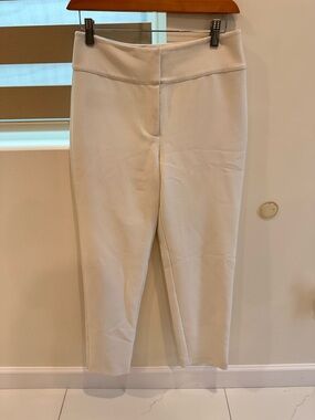 Marciano Cream Tailored High-Rise Pants